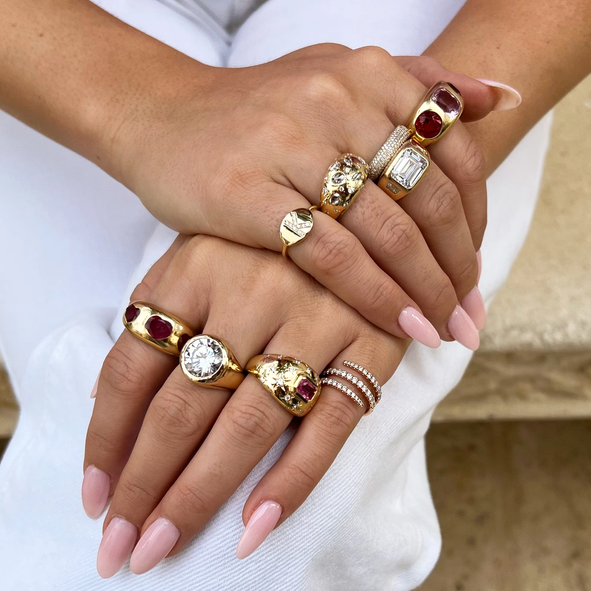 Triple Stone Ring - Image 4