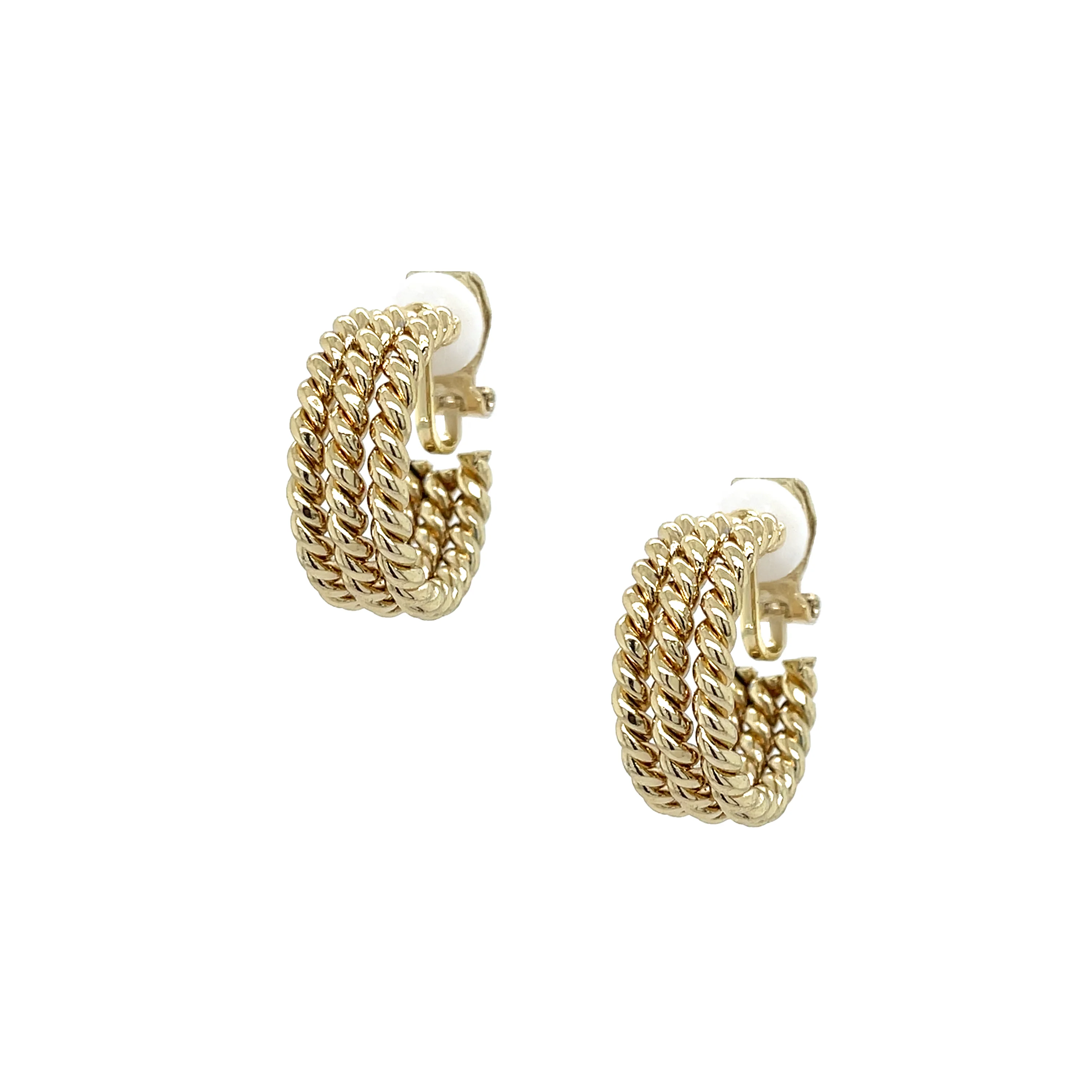 Hoop Clip On Earrings