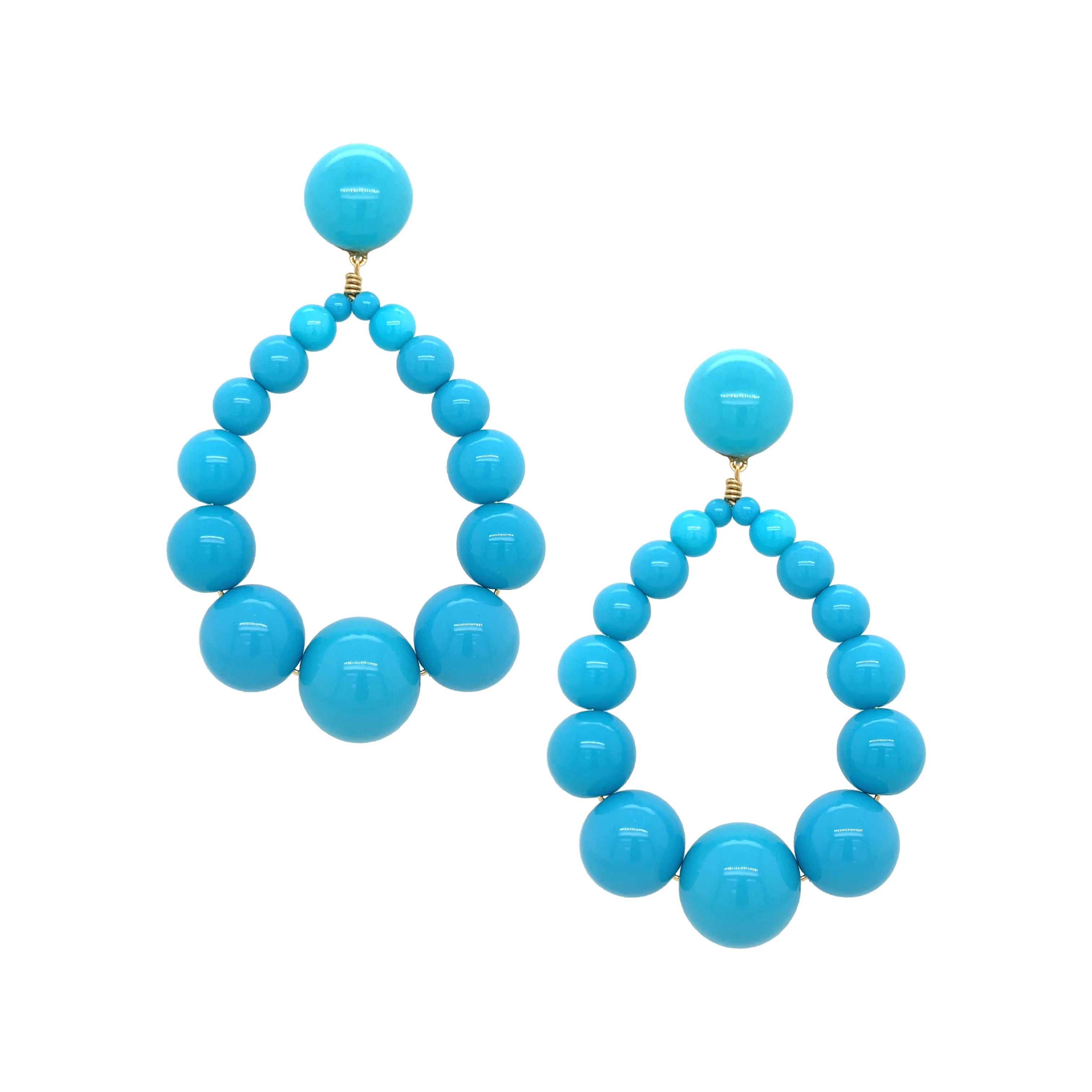 Teardrop Bead Earrings