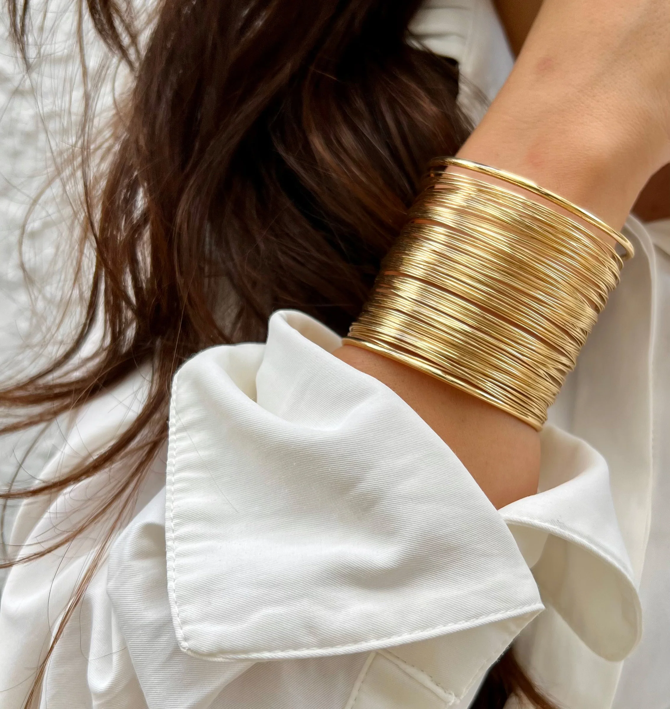 Wire Cuff Bracelet - Image 2