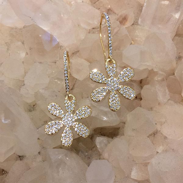 Daisy Drop Earrings - Image 4