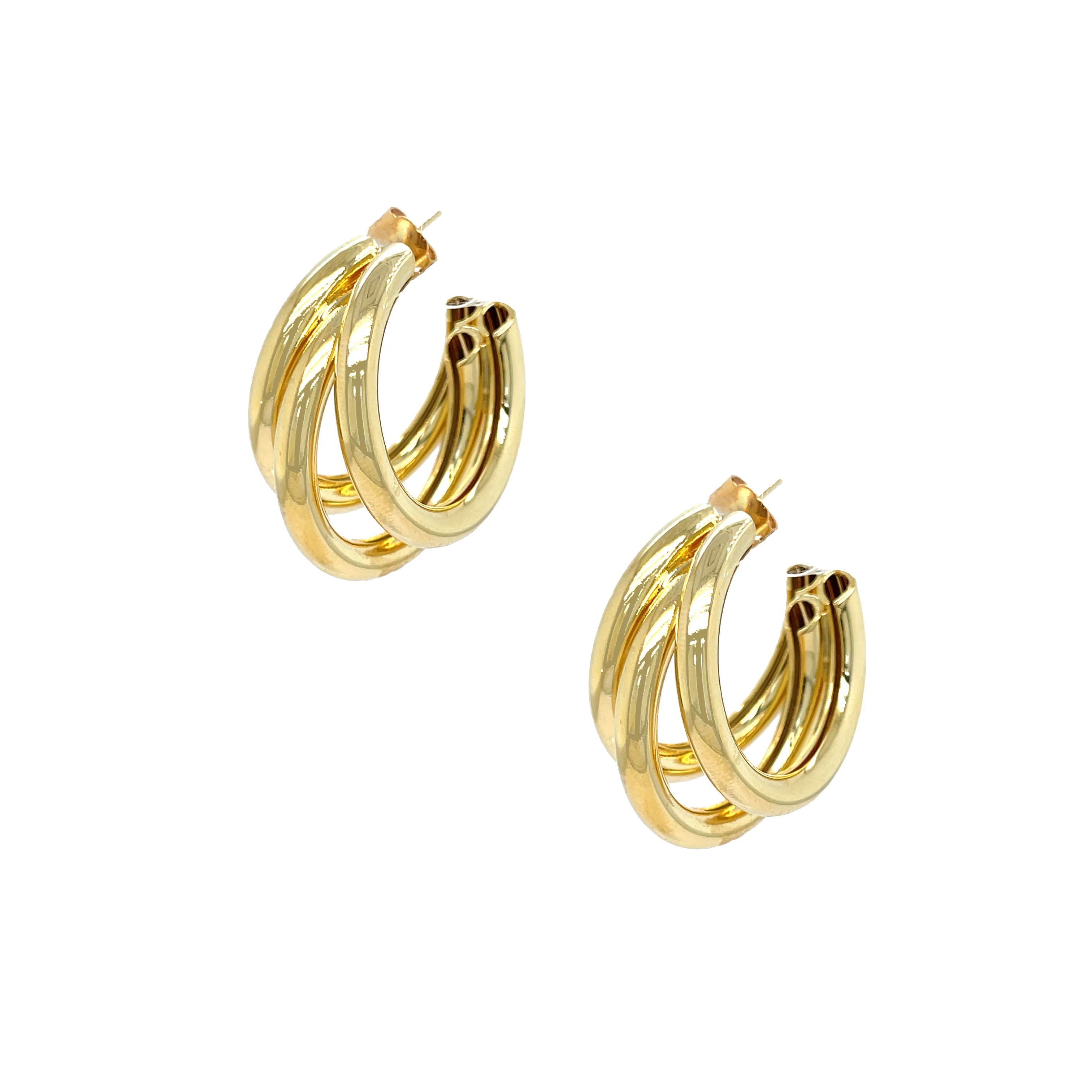 Triple Hoop Earring